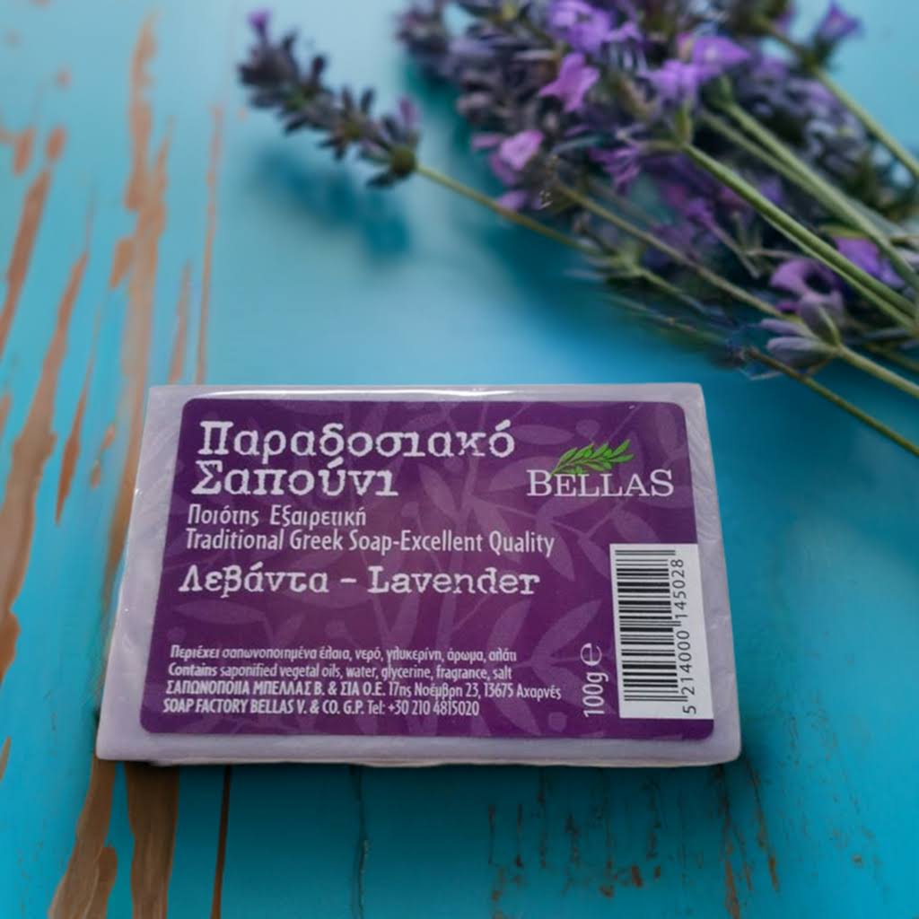 Lavendel olijfoliezeep uit Kreta